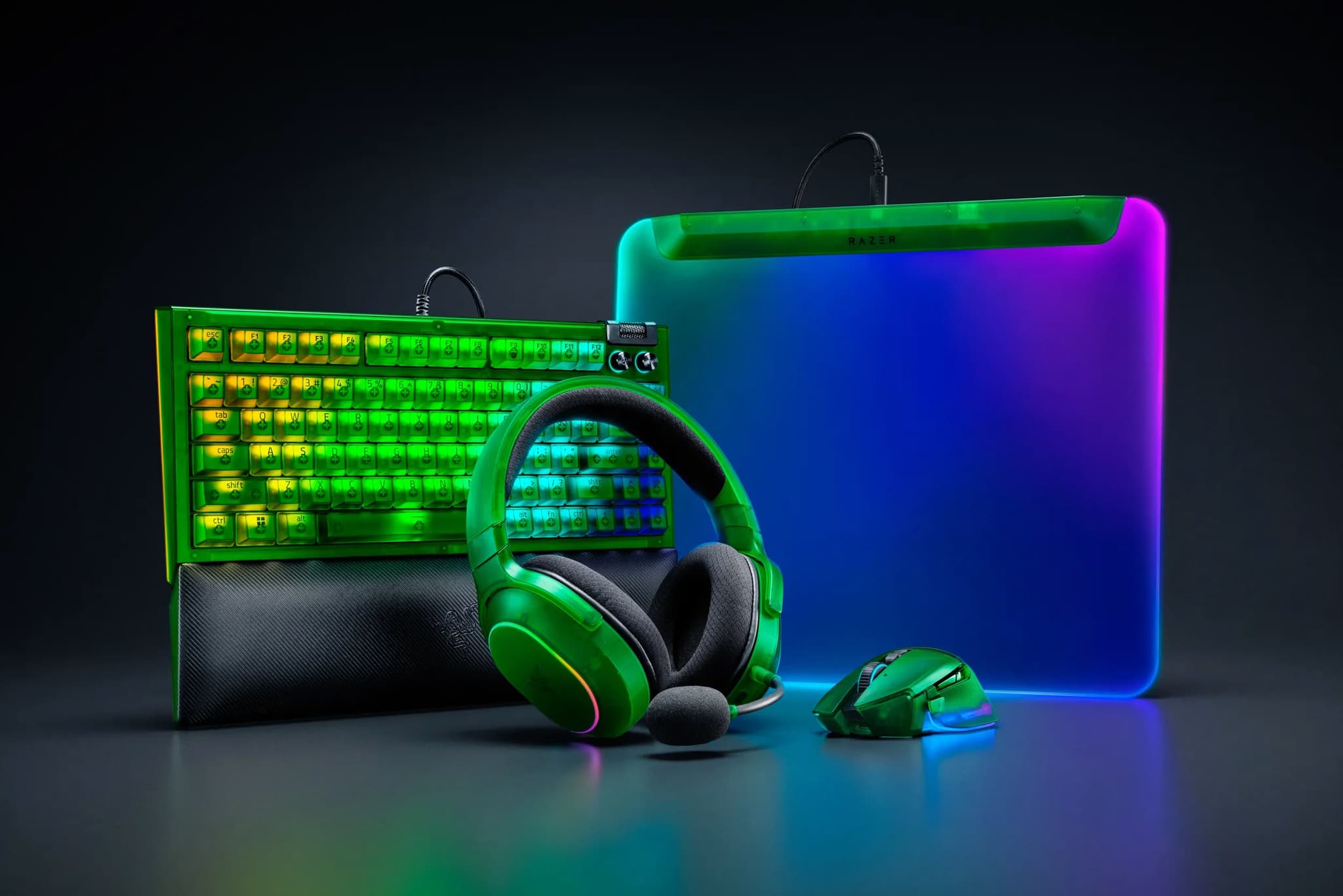 Razer's New Translucent PC Accessories Ignite Gamer Lights and Nostalgia