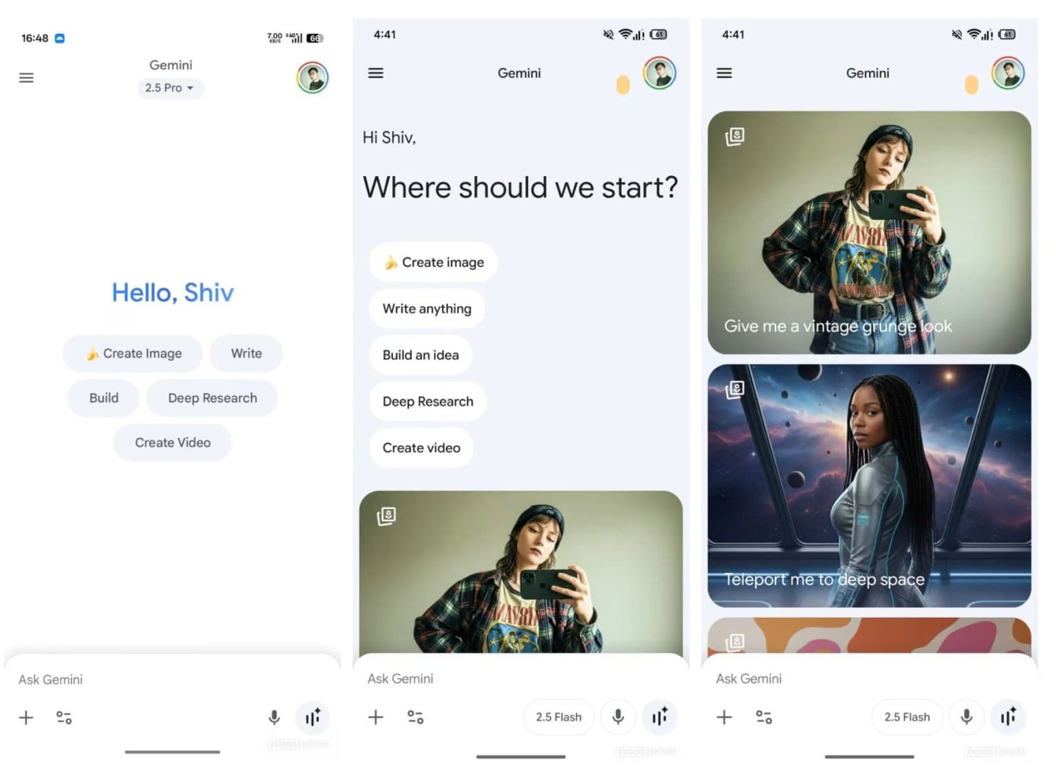 Google's Gemini AI App Undergoing Major UI Redesign to Visual Feed