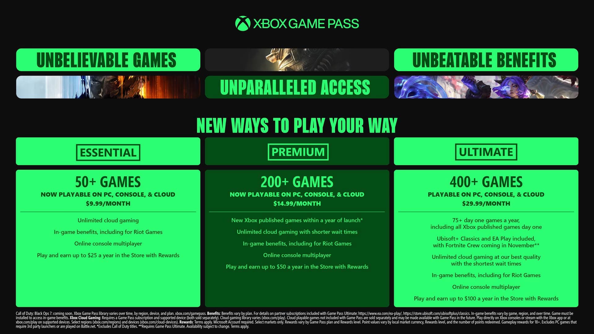 Microsoft Implements 50% Price Hike for Xbox Game Pass Ultimate