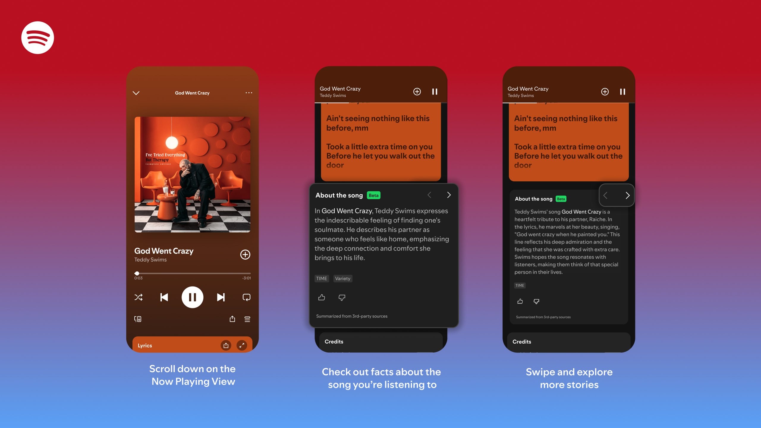 Spotify’s New "About the Song" Beta Aims to Kill the Google Search