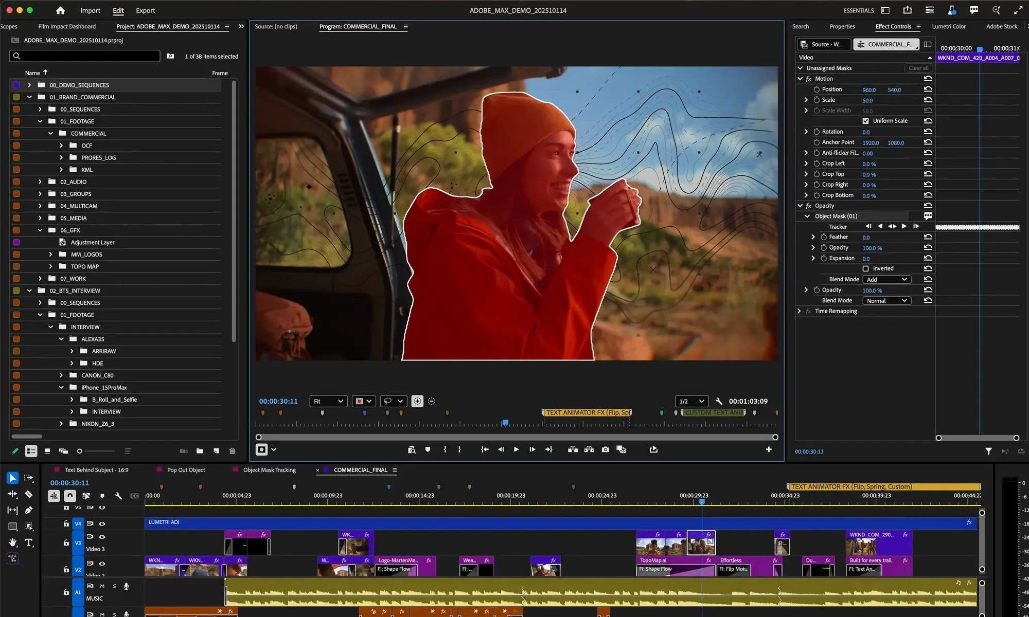 Adobe Launches AI Object Mask in Premiere Pro to Automate Professional Video Rotoscoping