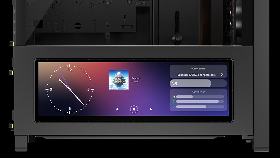 Corsair Launches Frame 4000D LCD RS ARGB With Integrated Touchscreen