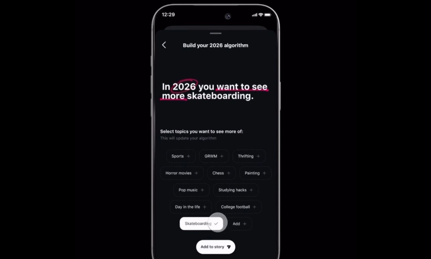 Instagram Rolls Out Reels Algorithm Control Globally