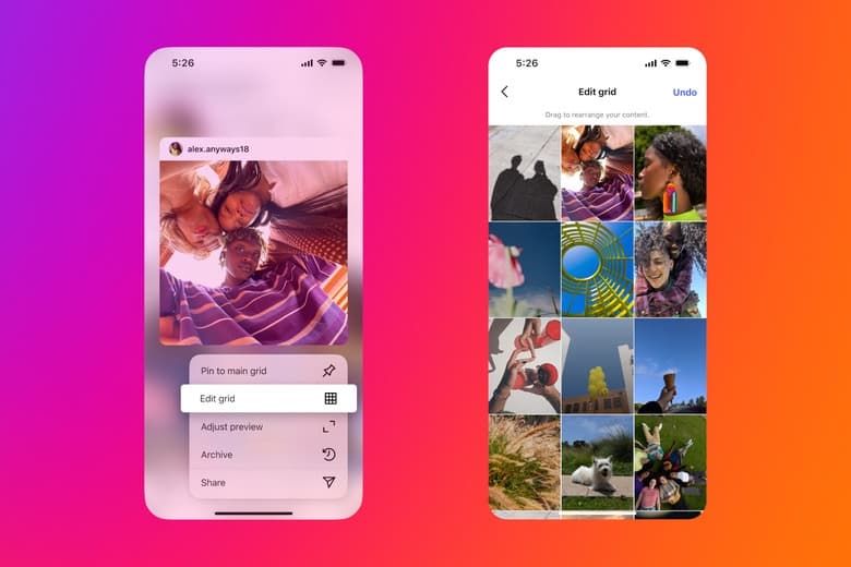 Instagram Globally Launches Long-Awaited Feature to Reorder Profile Grid Posts