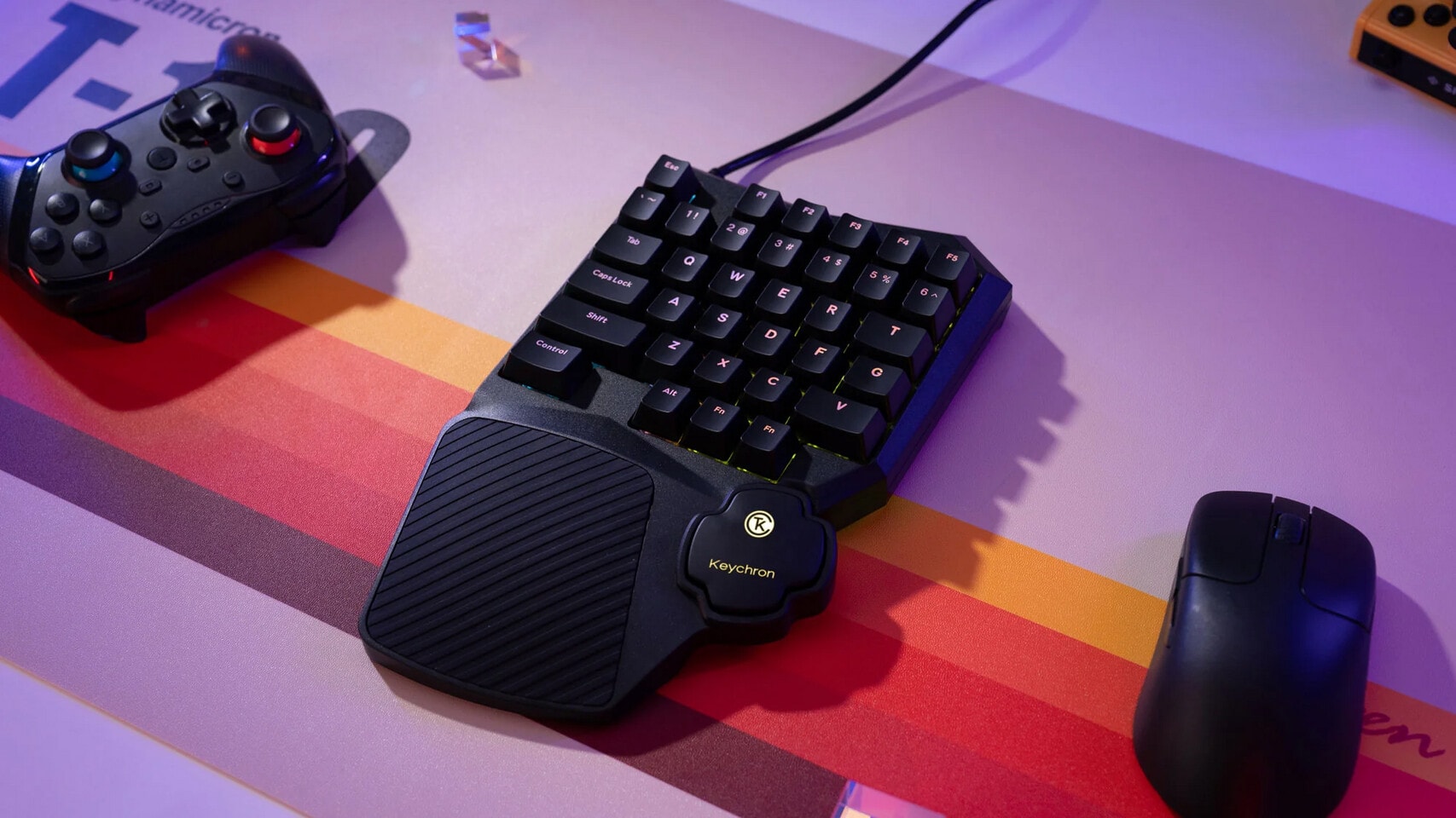 Keychron Unveils $59.99 C0 HE 8K One-Handed Magnetic Switch Gaming Keyboard