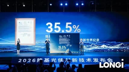 LONGi Achieves 35.5 Percent Efficiency With New Tandem Solar Cell
