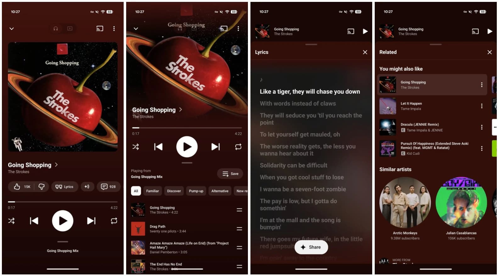 YouTube Music Launches Split-View Now Playing Redesign Across Android and iOS
