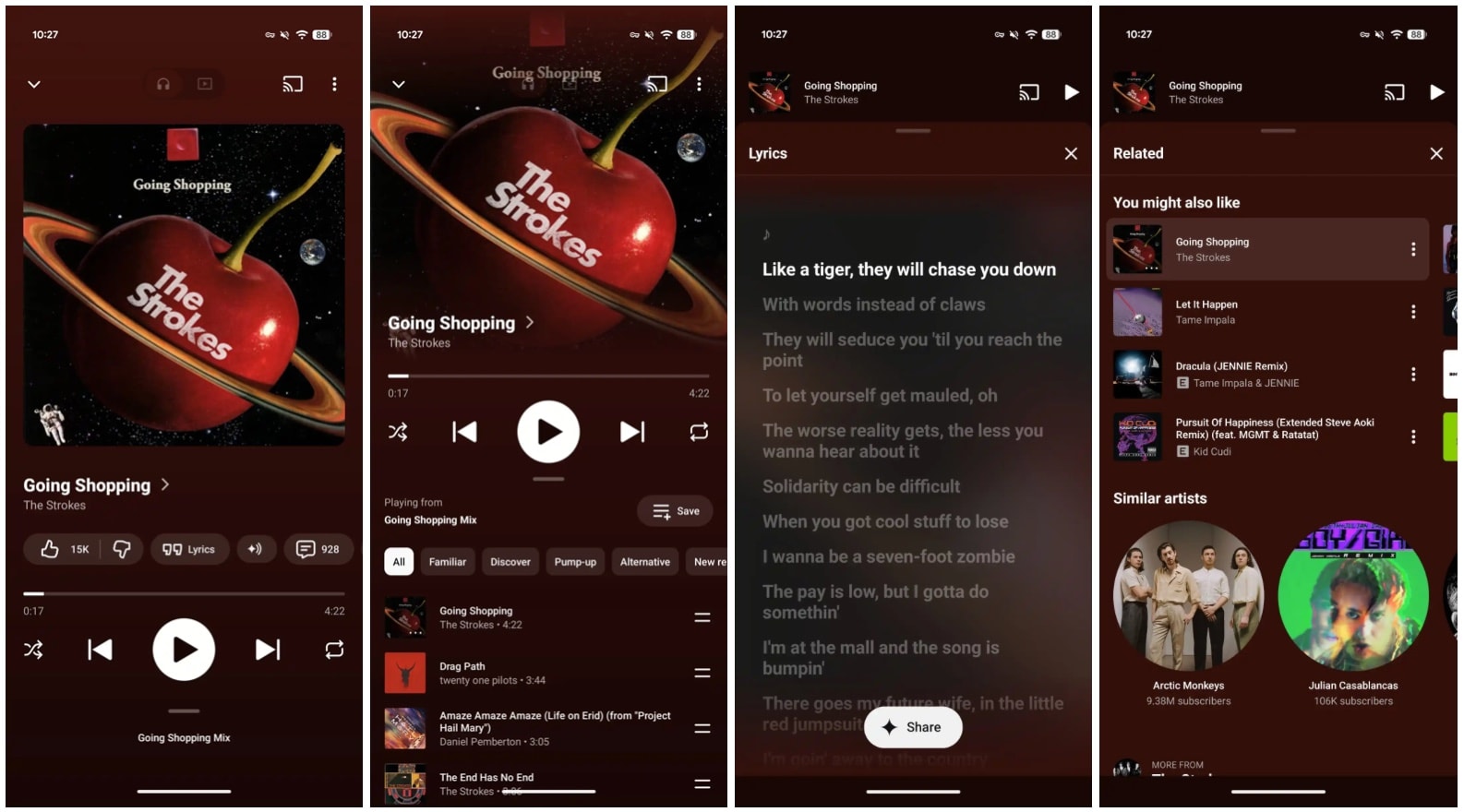 YouTube Music Launches Split-View Now Playing Redesign Across Android and iOS