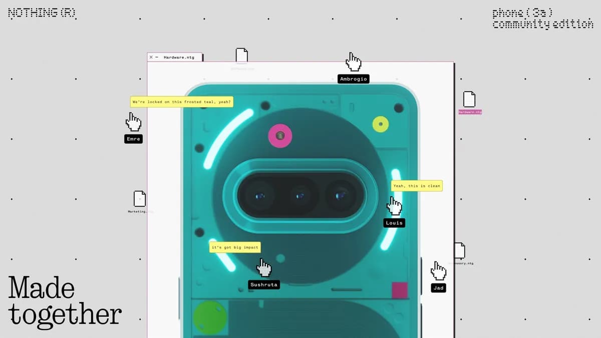 Nothing Phone 3a CE: Users Design Retro-Futurist Phone