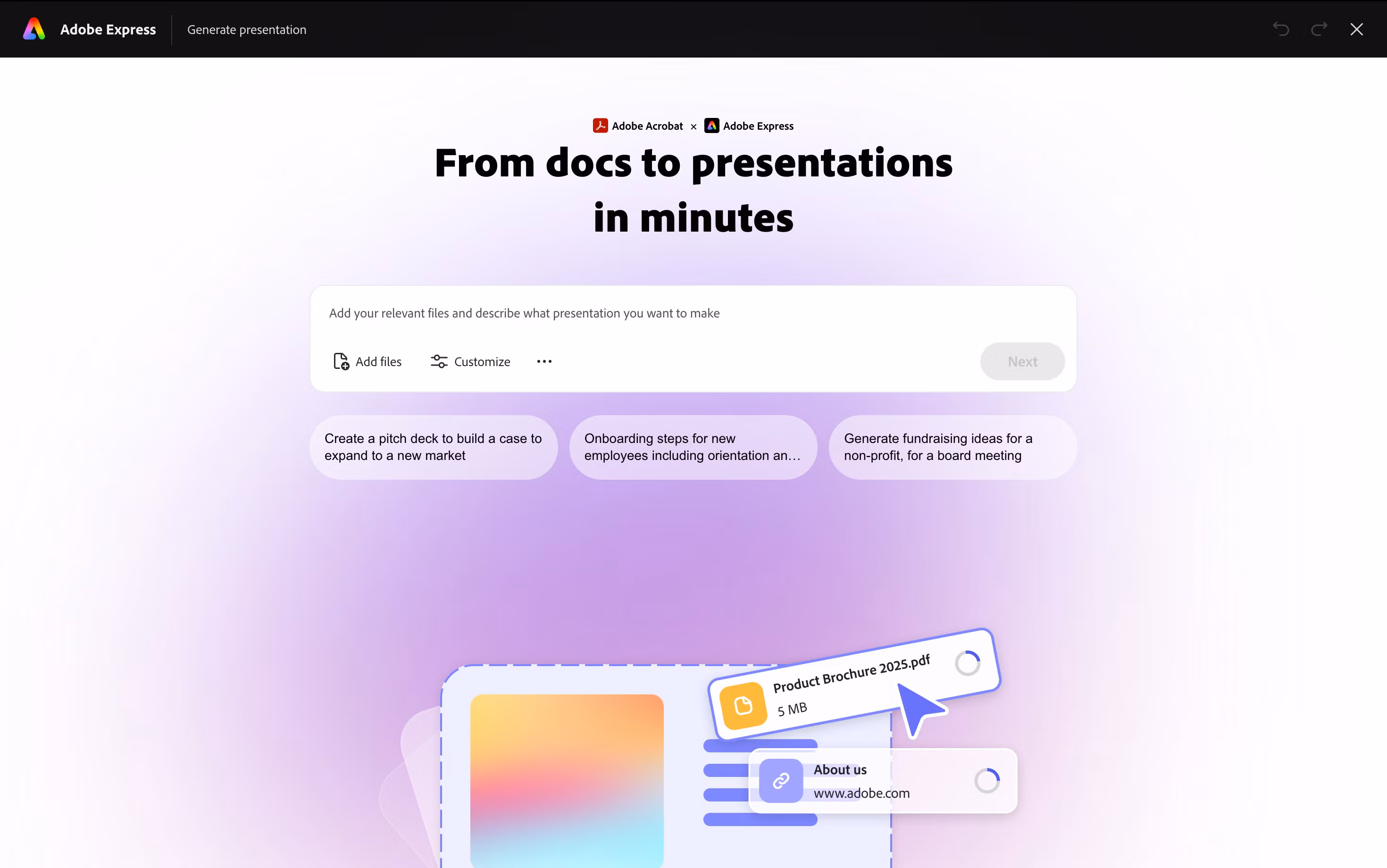 Adobe tung AI tạo 50 slide trong 2 phút: PowerPoint hãy coi chừng