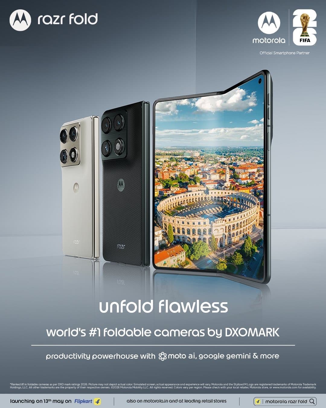 Motorola Launches Razr Fold with Snapdragon 8 Gen 5