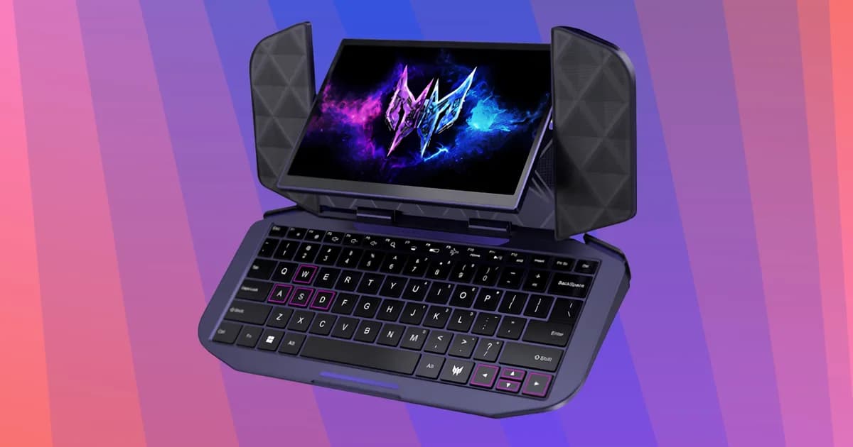 Acer Project DualPlay Mini: An 8-Inch Gaming Handheld Concept With a Keyboard