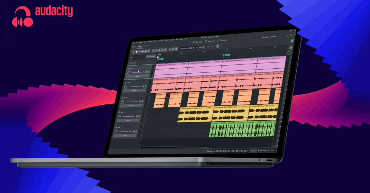 Audacity 4 Launches with Non-Destructive Editing and Modern UI
