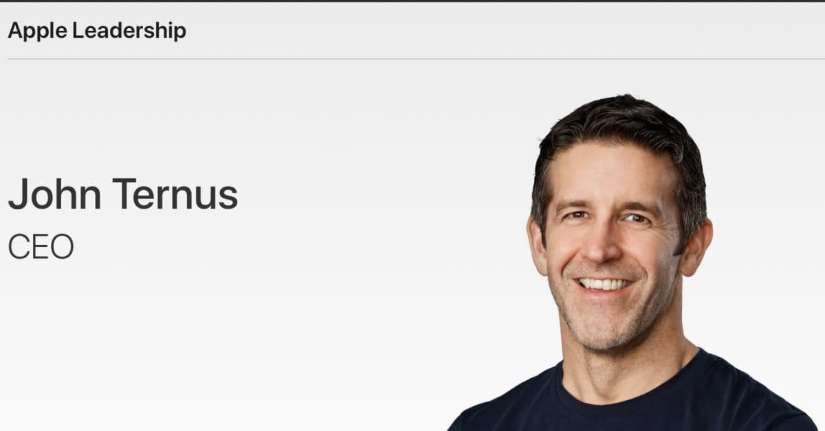 Apple Reveals $58M Pay Package for New CEO John Ternus