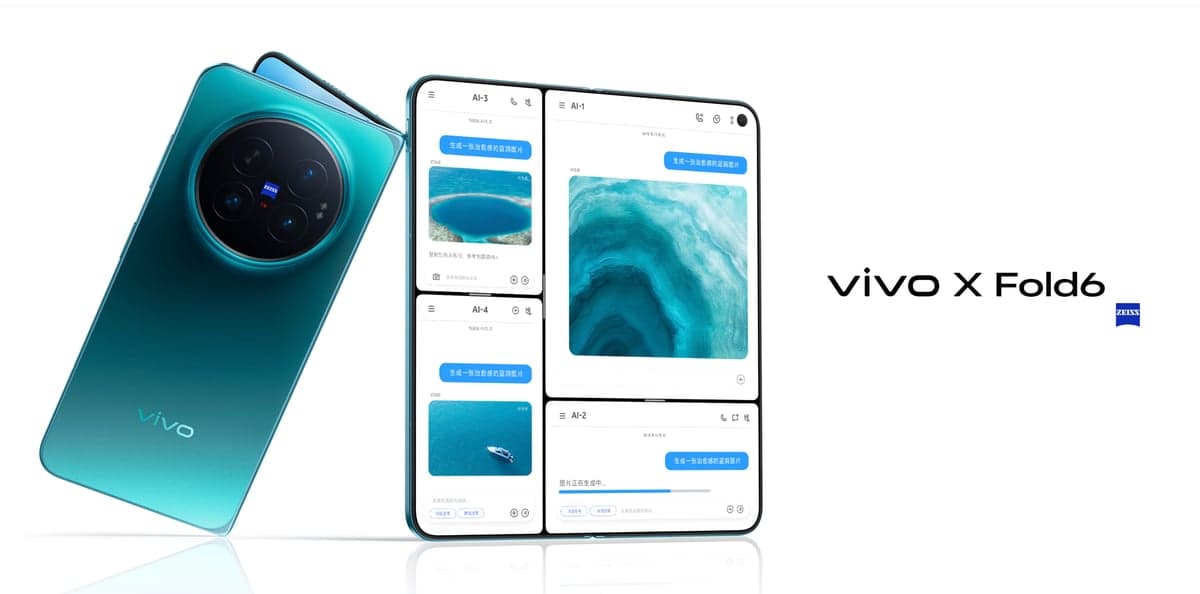 vivo X Fold6 Announced with MediaTek Chip, 200MP Zeiss Camera, and Massive Battery